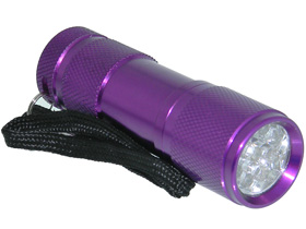 Ultraviolet LED Flashlight, 405nm